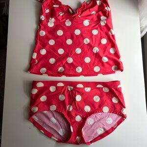 Boden Retro Women's Polka Dot Tankini Top & Briefs Set